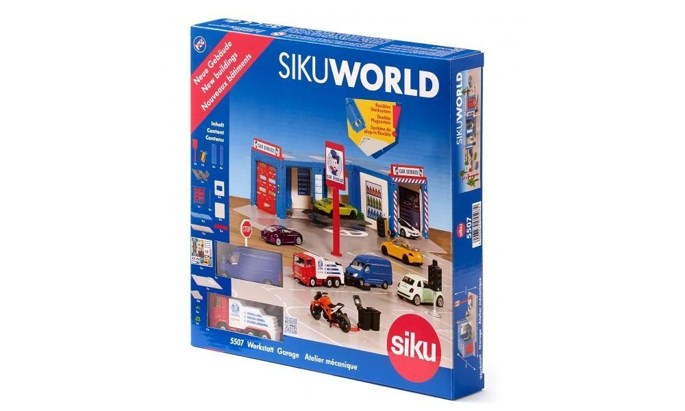 Trefl Žaislinė automobilių remonto dirbtuvė Siku World S5507