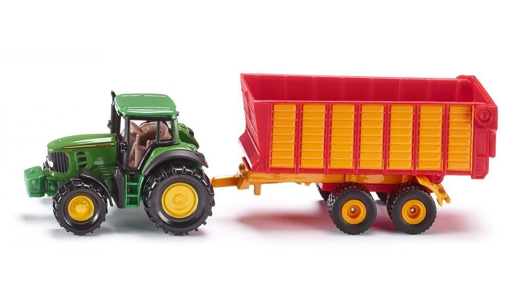 SIKU traktorius John Deere su Siloso priekaba, 1650