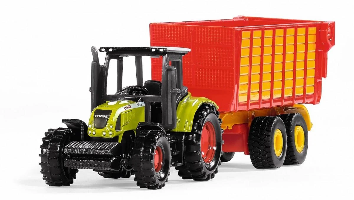 SIKU traktorius John Deere su Siloso priekaba, 1650