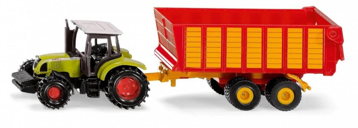 SIKU traktorius John Deere su Siloso priekaba, 1650