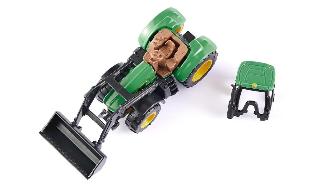 Siku John Deere traktorius su frontaliniu krautuvu