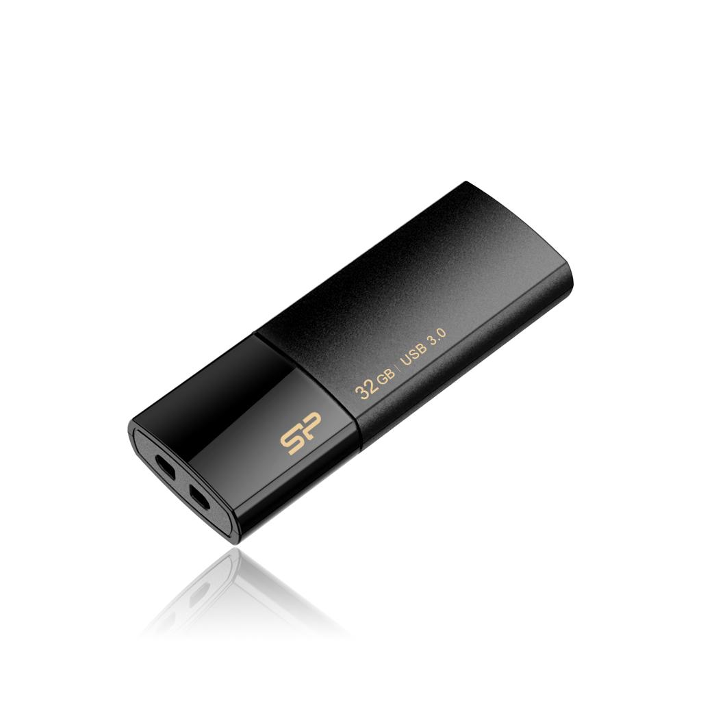 SILIKONIO MAITINIMO KOMPIUTERIS & COMMUNICAT SILICONPOW SP032GBUF3B05V1K Silicon Power atmintis USB Blaze B05 32GB USB 3.0 Juodas