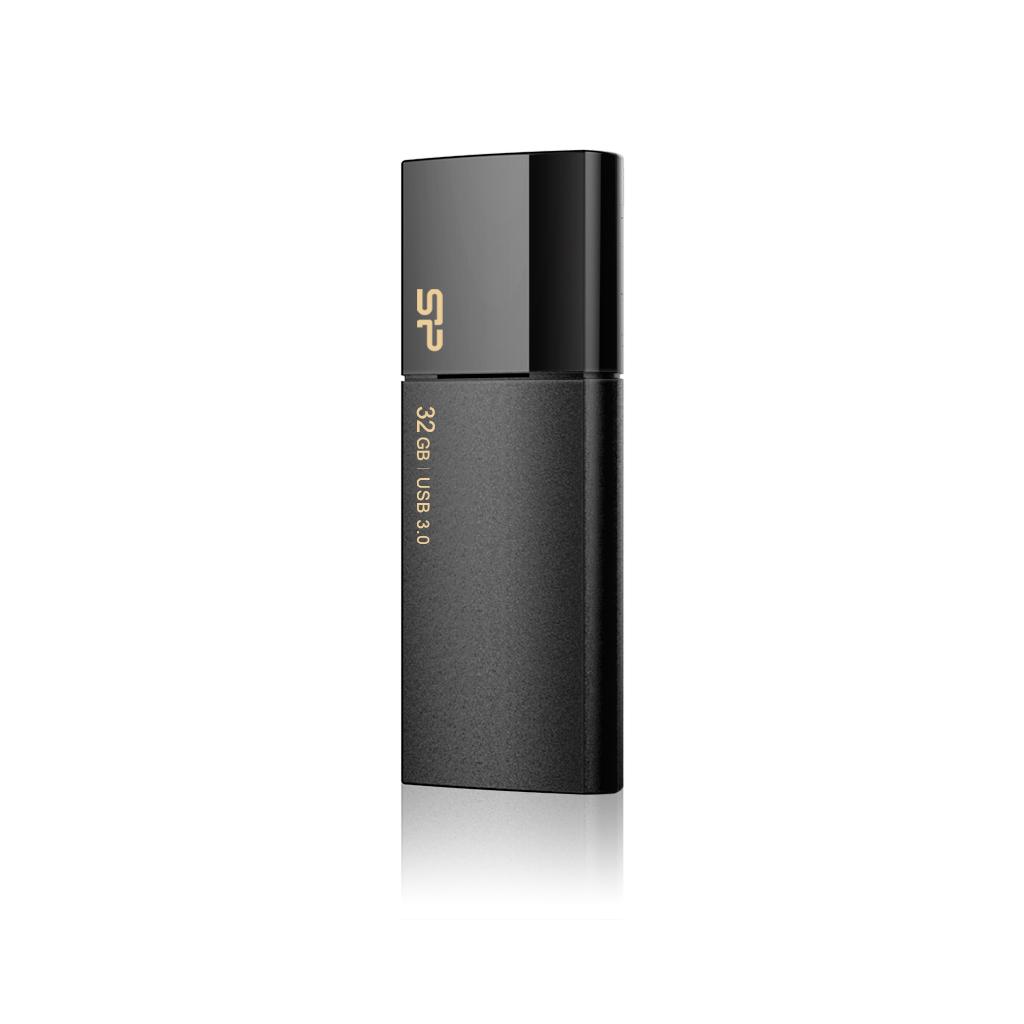 SILIKONIO MAITINIMO KOMPIUTERIS & COMMUNICAT SILICONPOW SP032GBUF3B05V1K Silicon Power atmintis USB Blaze B05 32GB USB 3.0 Juodas