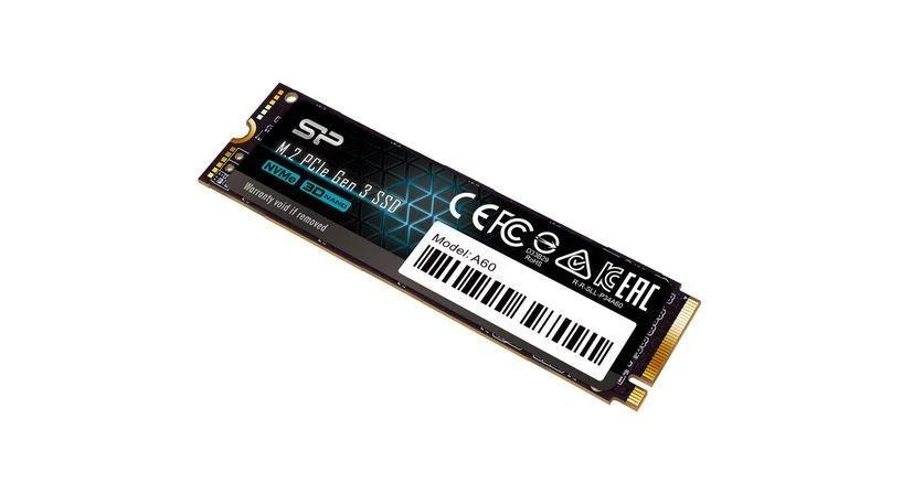 SILICON POWER KOMPIUTERIAI IR RYŠIAI SILICON POWER SSD Ace A60 2TB M.2 PCIe Gen3 x4 NVMe 2200/1600 Mb/s