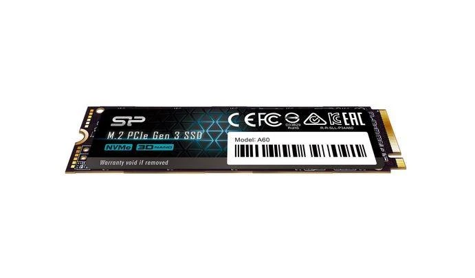 SILICON POWER KOMPIUTERIAI IR RYŠIAI SILICON POWER SSD Ace A60 2TB M.2 PCIe Gen3 x4 NVMe 2200/1600 Mb/s