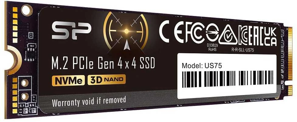SILICON POWER COMPUTER & COMMUNICAT SILICON POWER SSD US75 4TB M.2 PCIe NVMe Gen4x4 NVMe 1.4 7000/6500MB/s