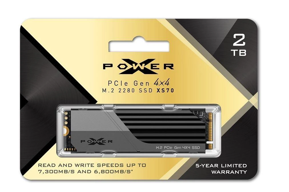 SILICON POWER COMPUTER & COMMUNICAT SILICON POWER SSD XPOWER XS70 2TB M.2 PCIe Gen4 x4 NVMe 7300/6800 MB/s