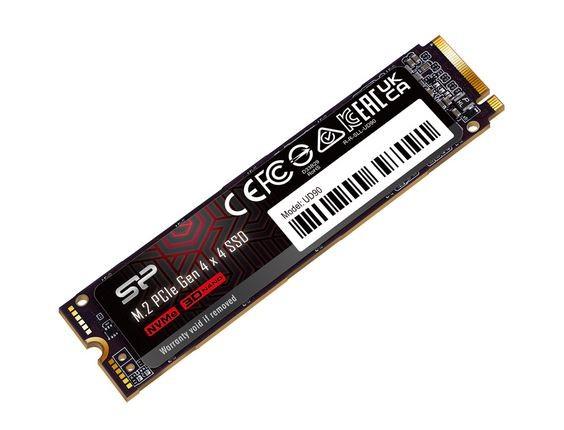 SILIKONIO MAITINIMO KOMPIUTERIS & COMMUNICAT SILICON POWER M.2 2280 PCIe 1TB SSD UD90 Gen4x4 NVMe 4500/1950 MB/s