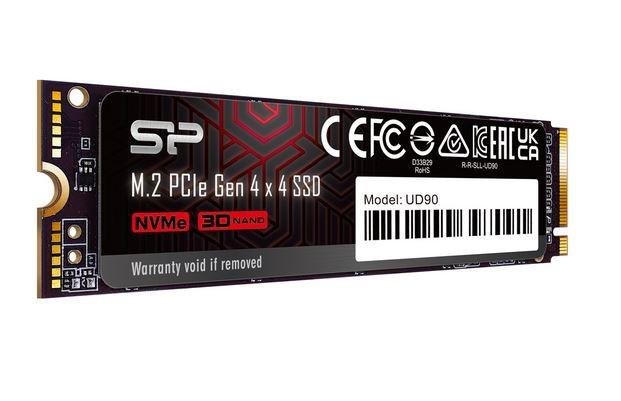 SILIKONIO MAITINIMO KOMPIUTERIS & COMMUNICAT SILICON POWER M.2 2280 PCIe 1TB SSD UD90 Gen4x4 NVMe 4500/1950 MB/s