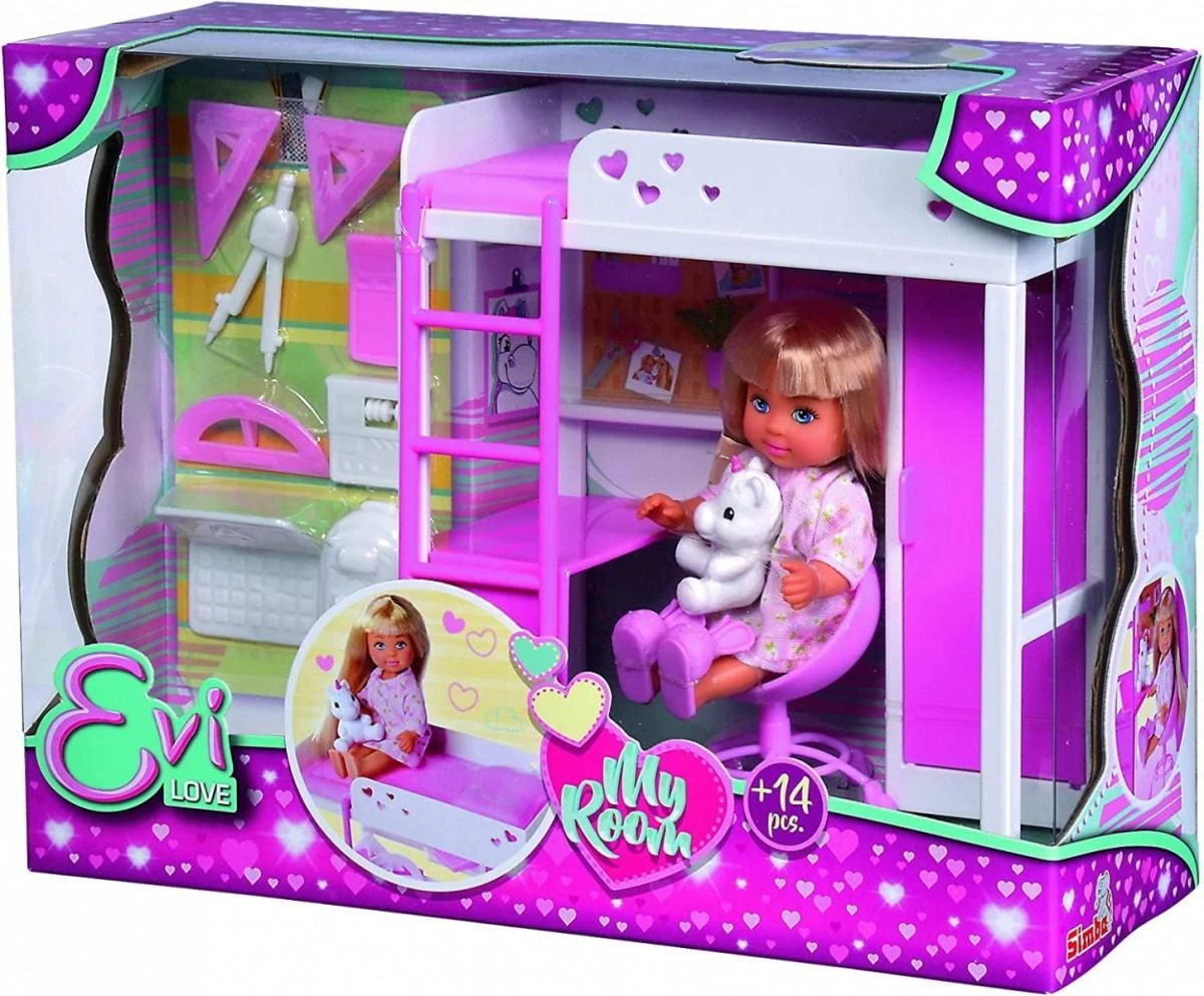 PROMO Lėlė Evi w domu i priedai Simba