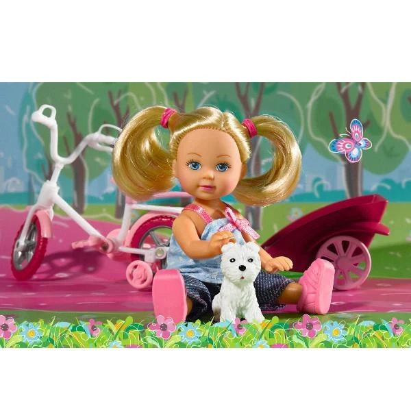 Lėlė – vaikas Simba Evi with a Bike 105730783, 12 cm