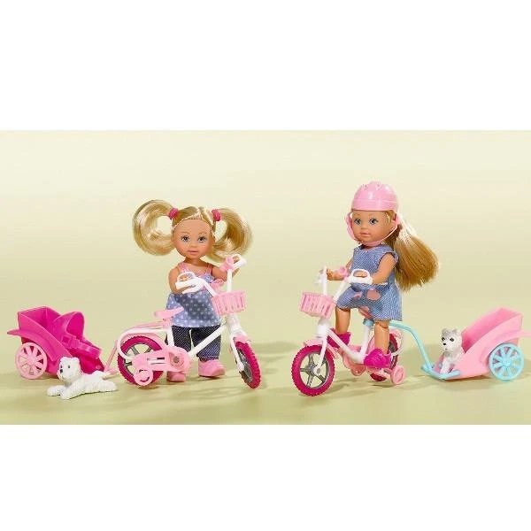 Lėlė – vaikas Simba Evi with a Bike 105730783, 12 cm