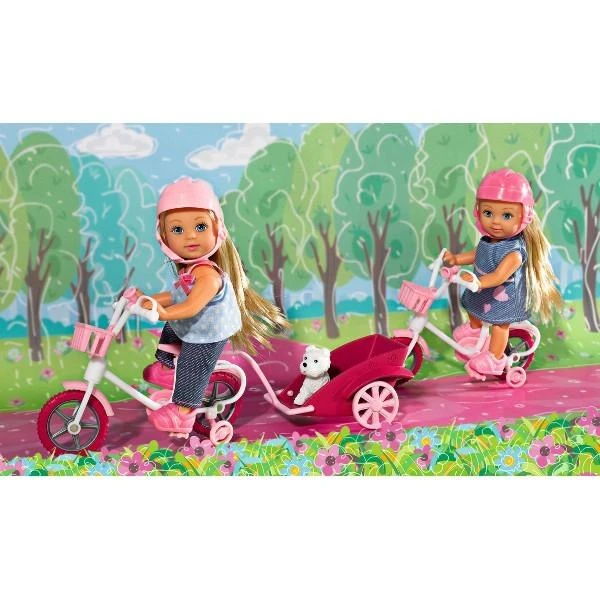 Lėlė – vaikas Simba Evi with a Bike 105730783, 12 cm