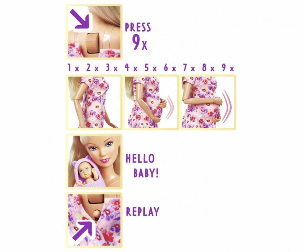 Simba Lėlė Steffi Love Hello Baby