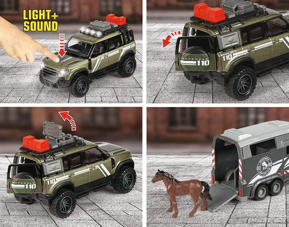 „Majorette Grand Land Rover Jockey“ rinkinys 25cm