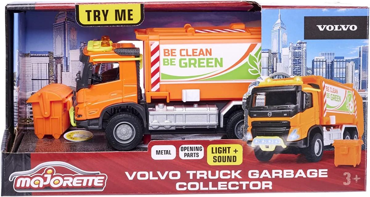 Majorette Grand Volvo Garbetry sunkvežimis 19cm