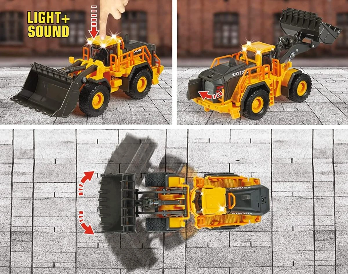 Majorette Grand Excavator Volvo Bulldezer 1:43 21cm