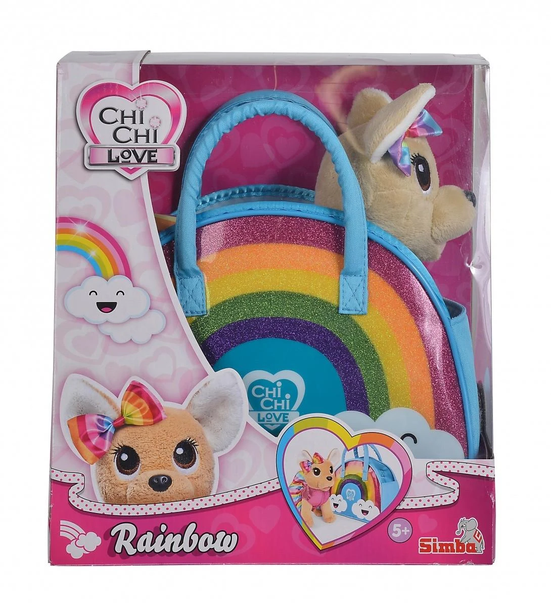 Simba „Chi Chi“ meilės talismanas iš vaivorykštės mados