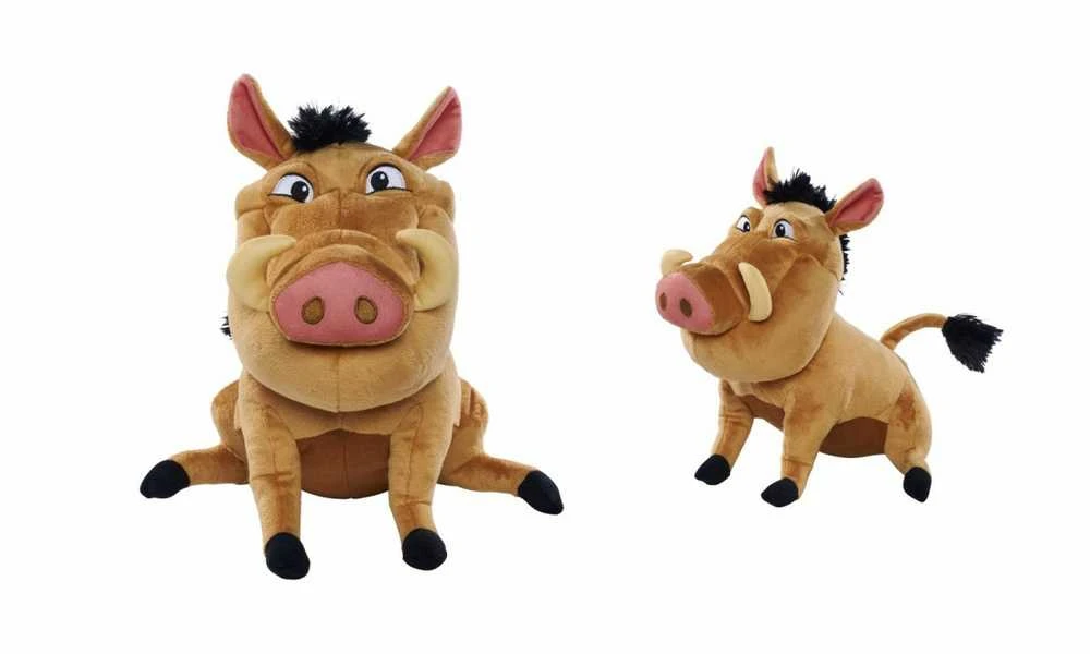 Mattel „Disney“ pliušinis žaislas „Liūtas karalius“, 30 l – Pumbaa, 25 cm