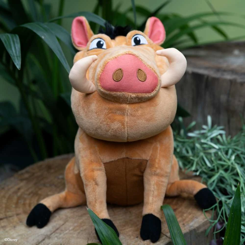 Mattel „Disney“ pliušinis žaislas „Liūtas karalius“, 30 l – Pumbaa, 25 cm