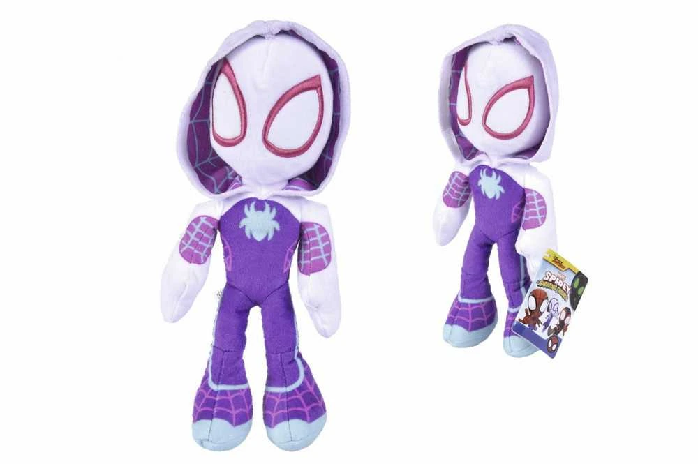 Mattel Spiderman Ghost Spider talismanas pliušinė žvakė tamsoje 25 cm Marvel