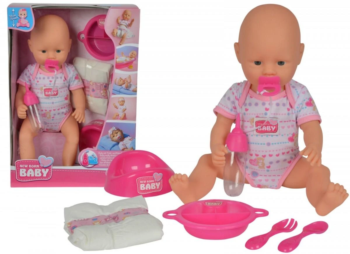 Baby Born „Simba Doll New Born Baby Baby“ su 7 prisijungimu. 38 cm
