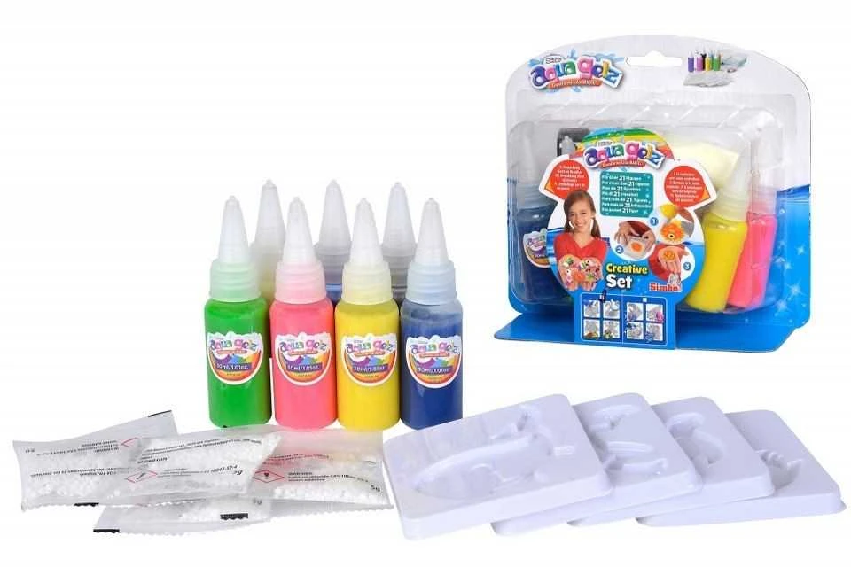 Simba Kūrybinis rinkinys aqua gelz su 7 spalvotais geliais ir formelėmis
