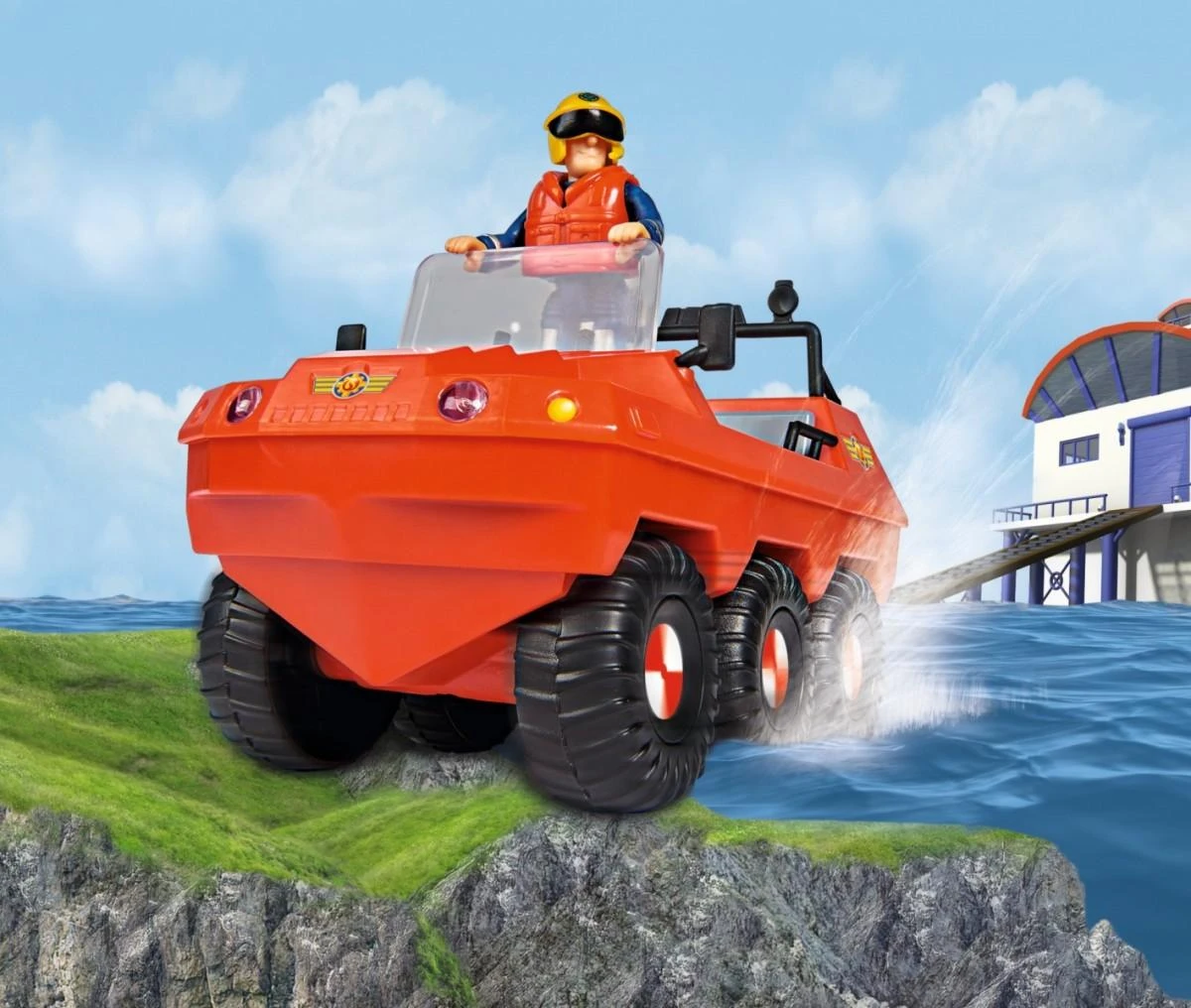 Simba Hydrus motoroleris su Fireman Sam figūrėle