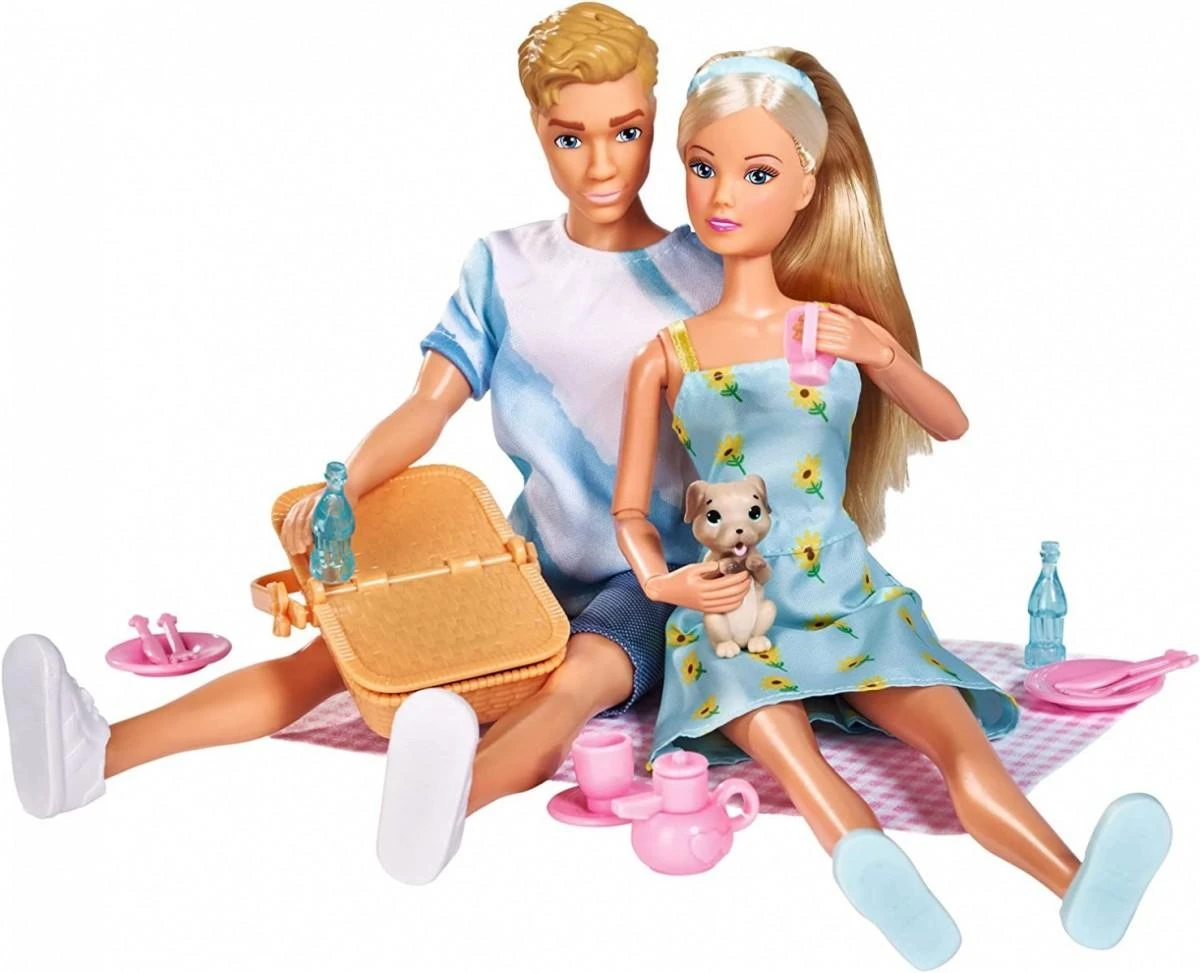 SIMBA Lėlė Steffi su Kevinu iškylauja