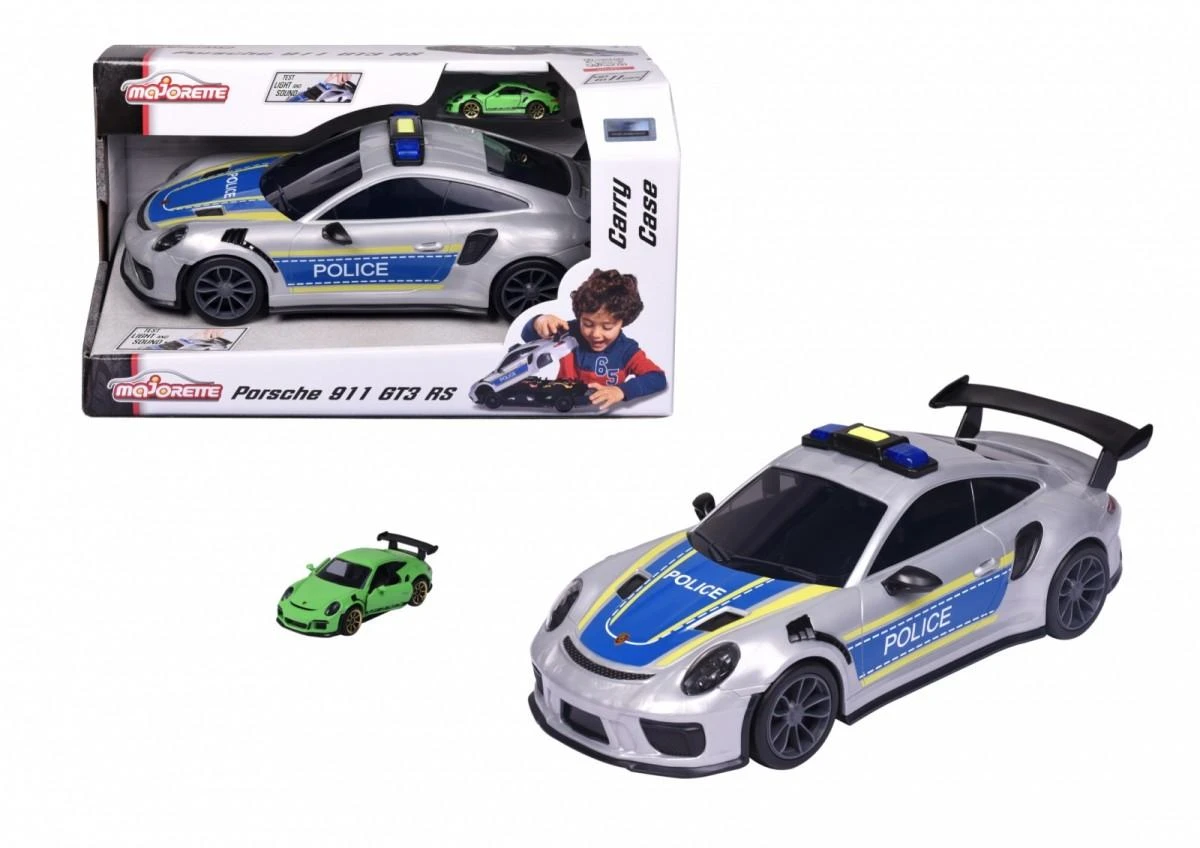 Majorette Majorette Porsche policja + 1 pojazd