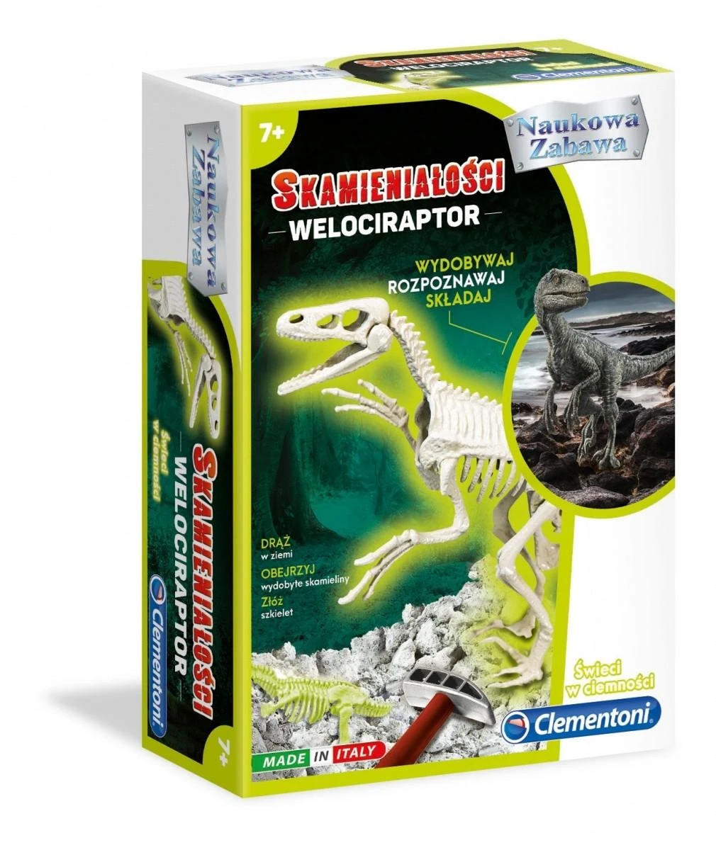 Clementoni Velociraptor fosilijos