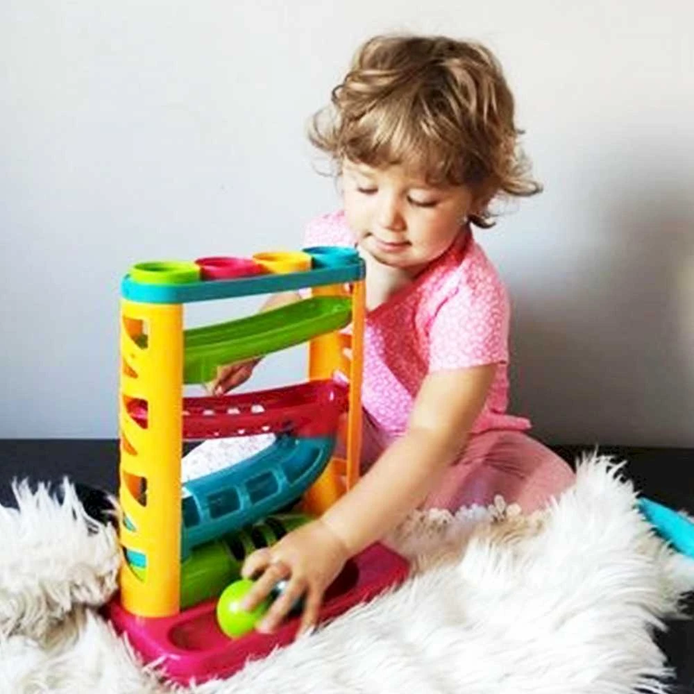 Smily Play Slidinėjimas kamuoliukams ir plaktukui