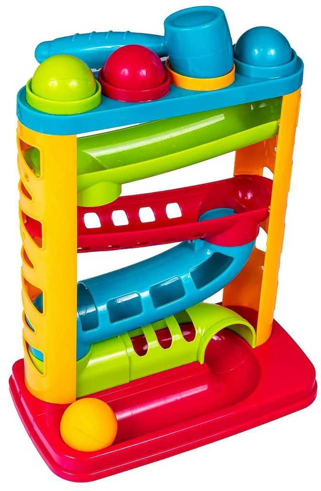 Smily Play Slidinėjimas kamuoliukams ir plaktukui