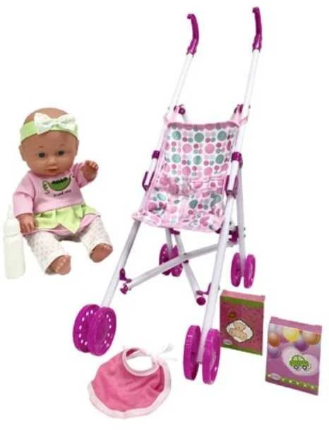 Anek Smily Žaisk Lėlė Julka SmilyPlay SP84482 44820 vežimėlyje