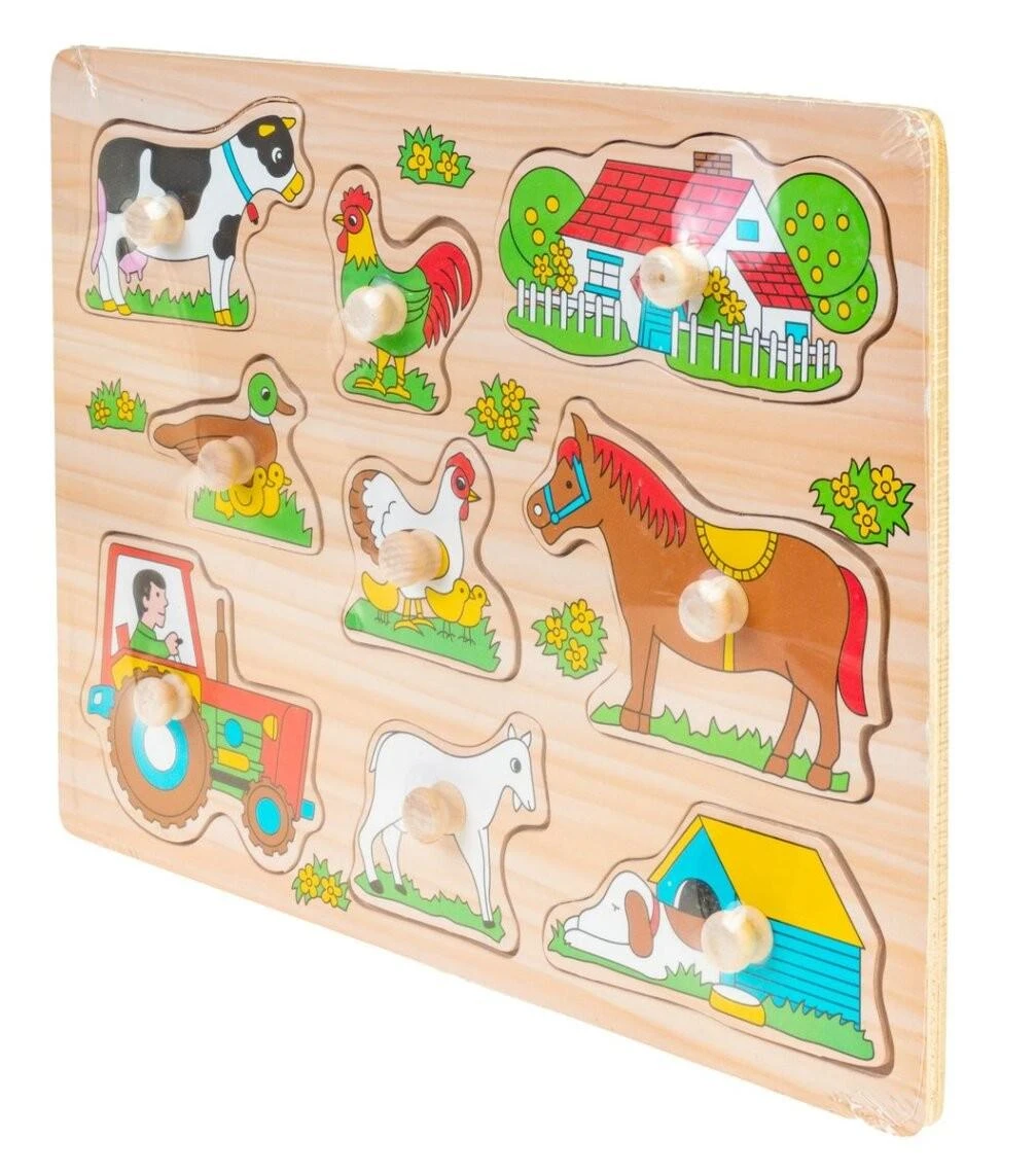 SMILY PLAY SPW83598 medinio ūkio dėlionės