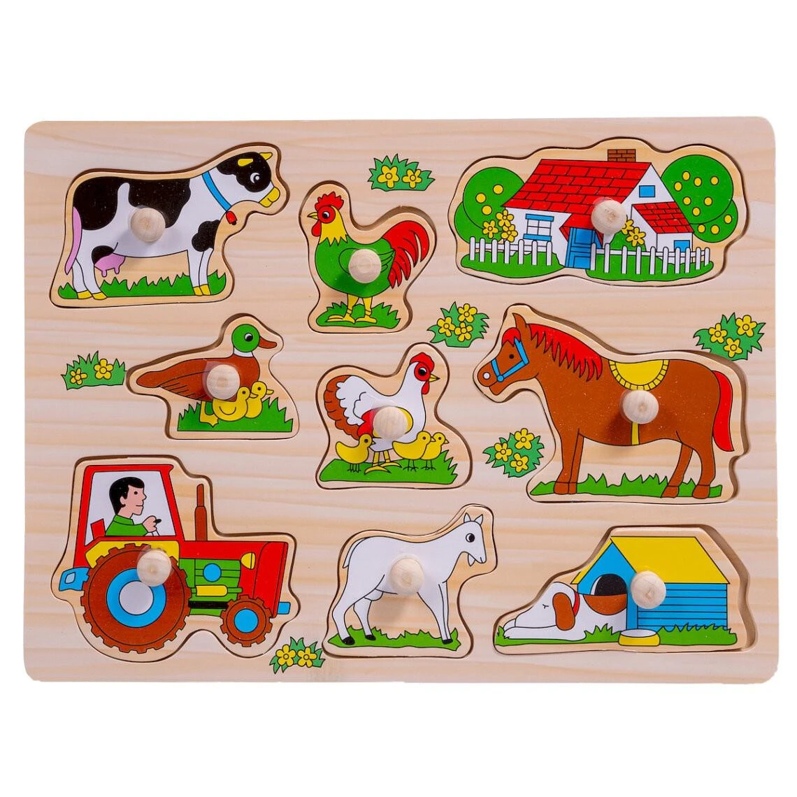 SMILY PLAY SPW83598 medinio ūkio dėlionės
