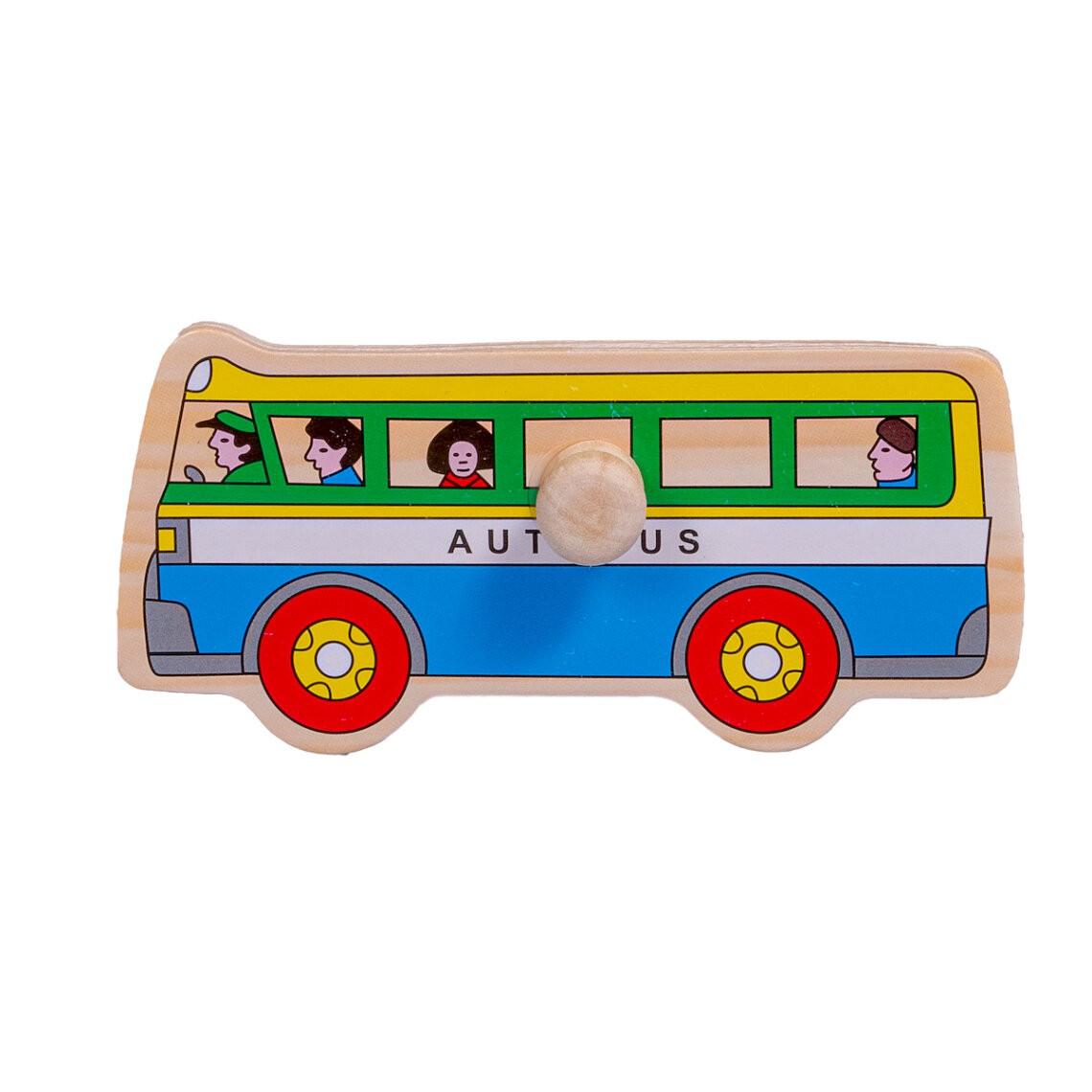 SMILY PLAY SPW83612 Medinės dėlionės transporto priemonės