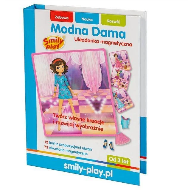 SMILY PLAY SP82938 madinga ponia magnetinis dėlionės
