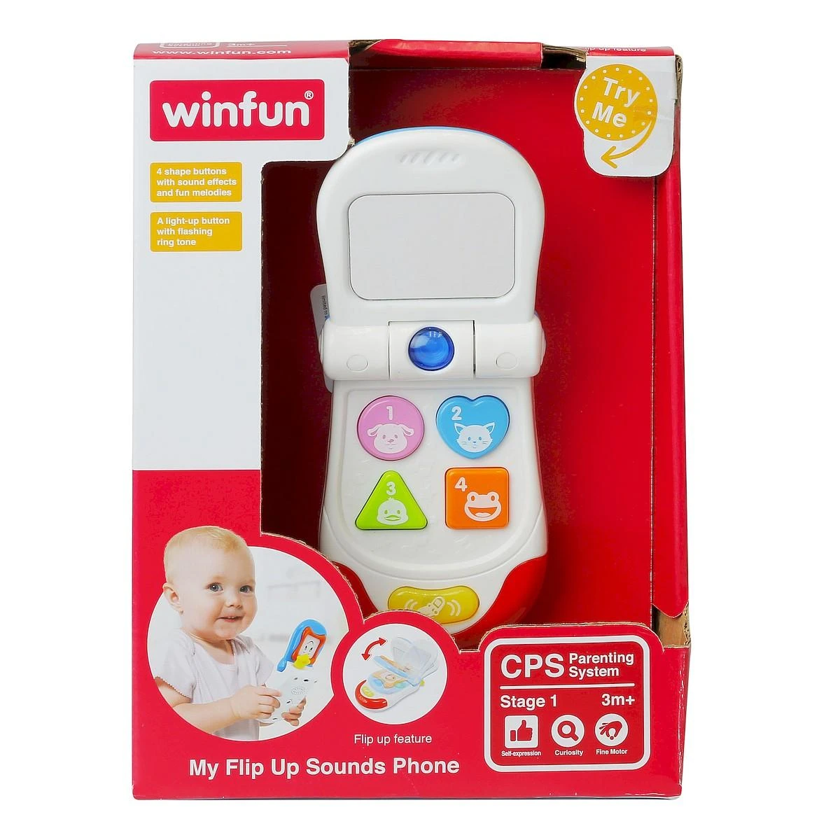 Smily Interaktyvus winfun telefonas su garsais ir šviesomis (618)