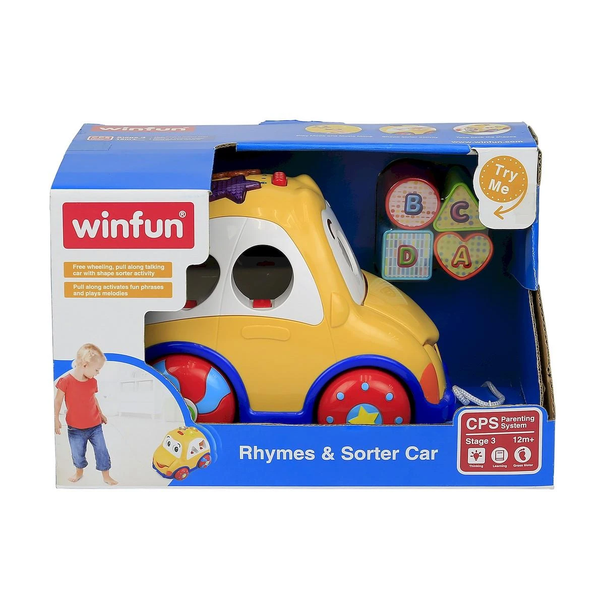 Smily Žaislinis automobilis rūšiuoklė WinFun
