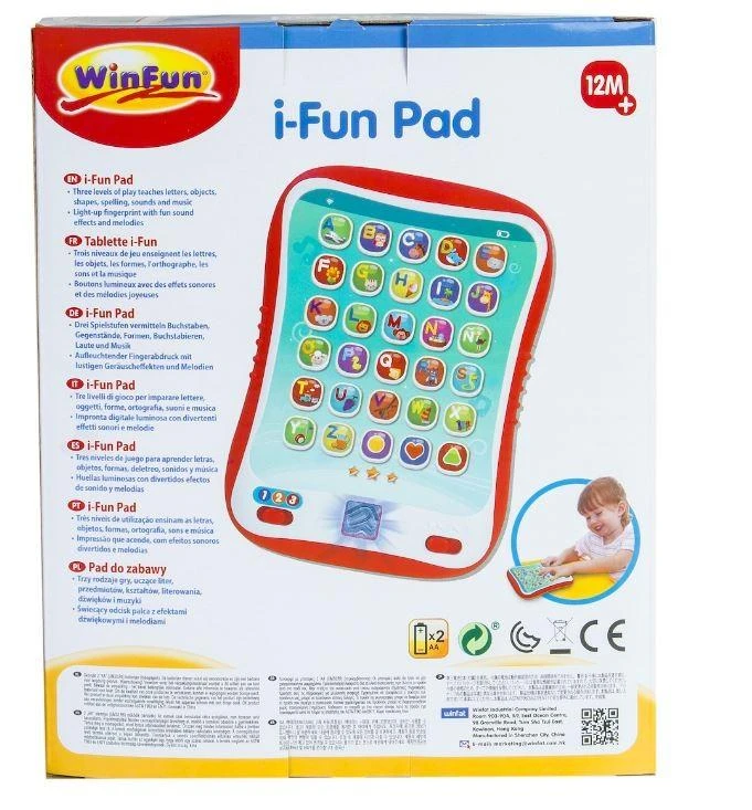 Anek Smily Play Vaikiškas planšetinis kompiuteris Smily Play ANEK su edukacinėmis programėlėmis