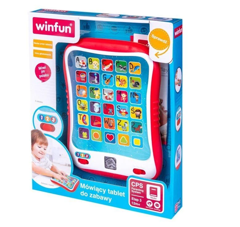 Anek Smily Play Vaikiškas planšetinis kompiuteris Smily Play ANEK su edukacinėmis programėlėmis