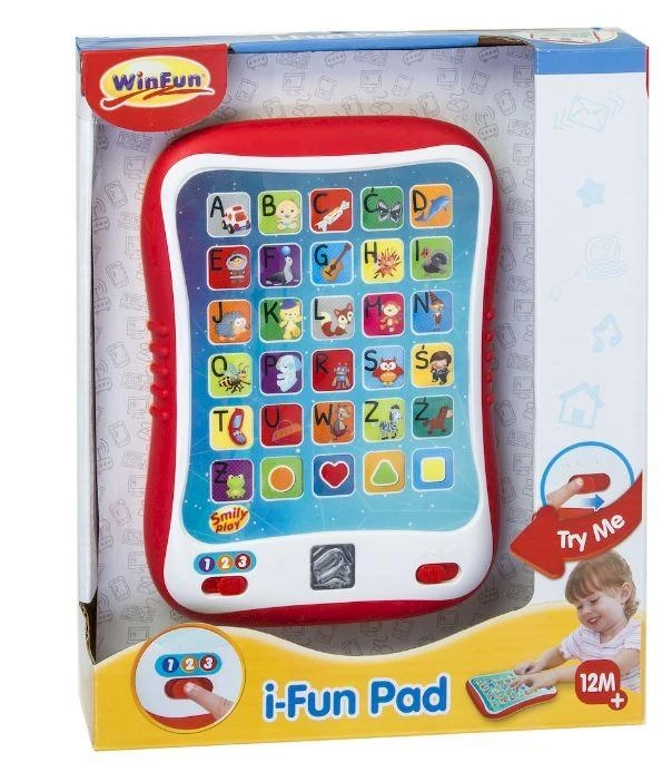 Anek Smily Play Vaikiškas planšetinis kompiuteris Smily Play ANEK su edukacinėmis programėlėmis
