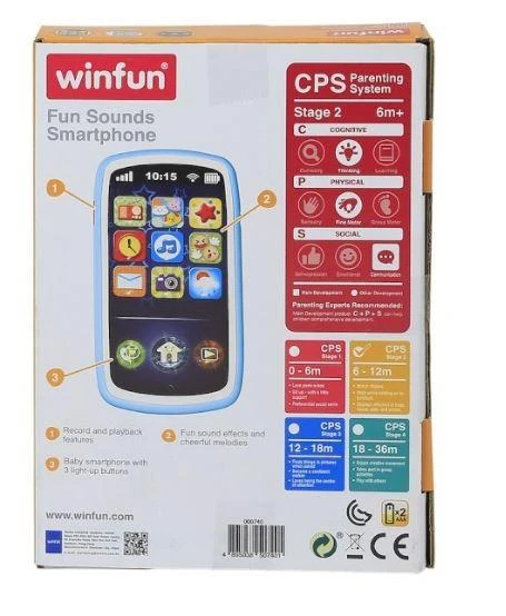 Smily Interaktyvus vaikiškas telefonas Winfun 4563