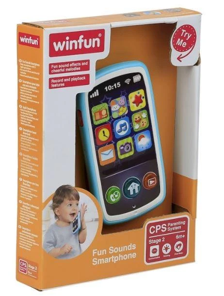 Smily Interaktyvus vaikiškas telefonas Winfun 4563