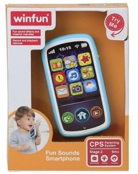 Smily Interaktyvus vaikiškas telefonas Winfun 4563