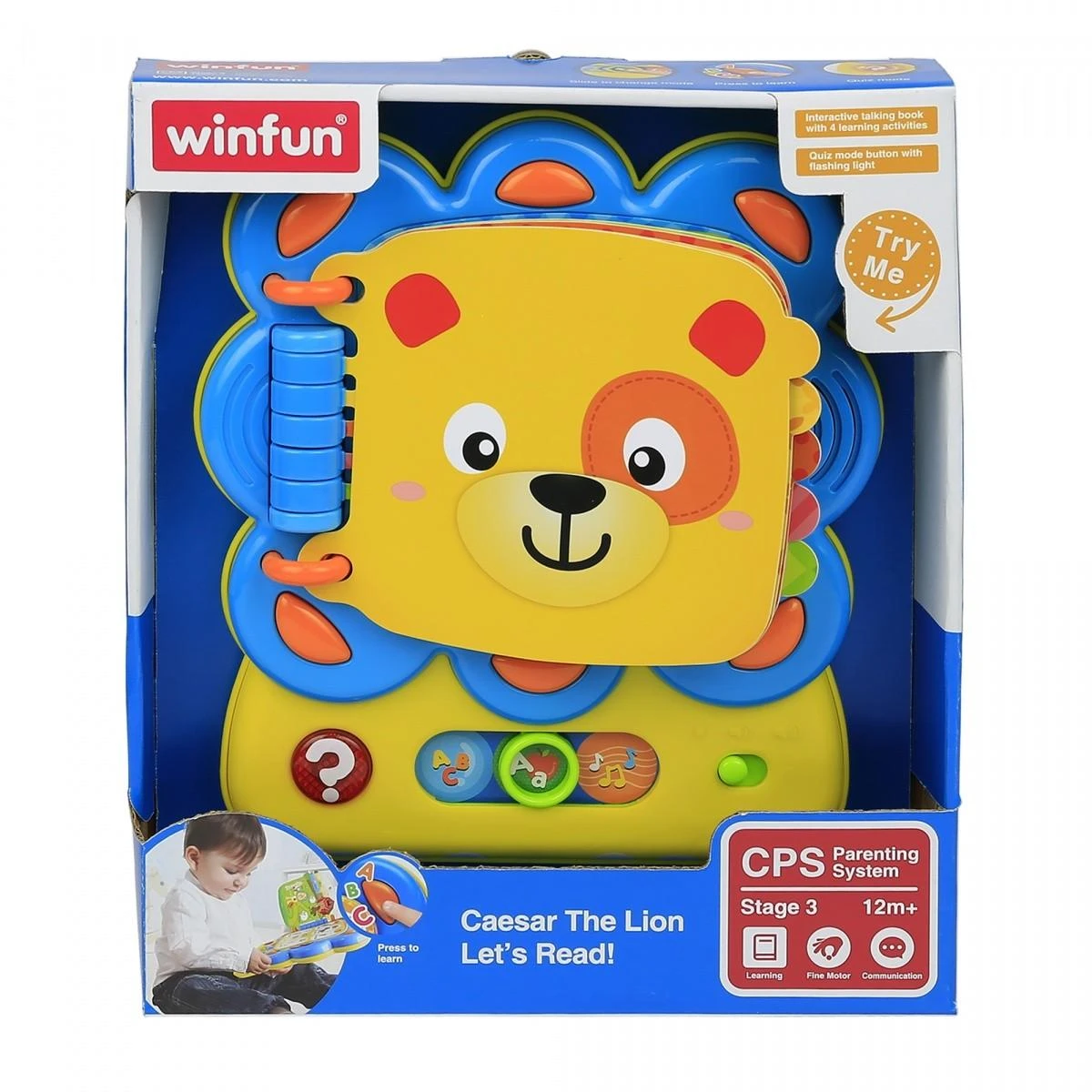 Easy Smily Winfun Lion mįslių interaktyvus žaislas