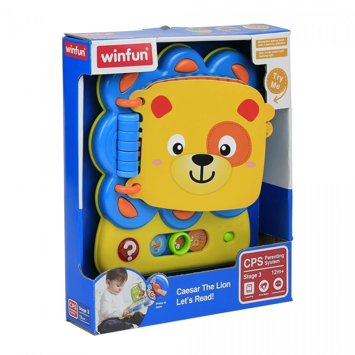 Easy Smily Winfun Lion mįslių interaktyvus žaislas