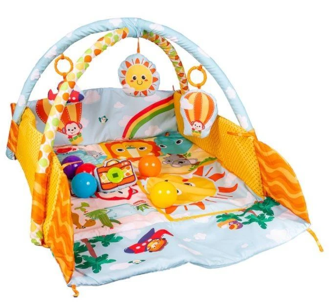 Smily Winfun Solar kelioninis kilimėlis su kamuoliukais