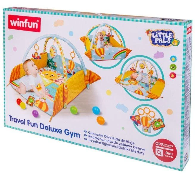 Smily Winfun Solar kelioninis kilimėlis su kamuoliukais